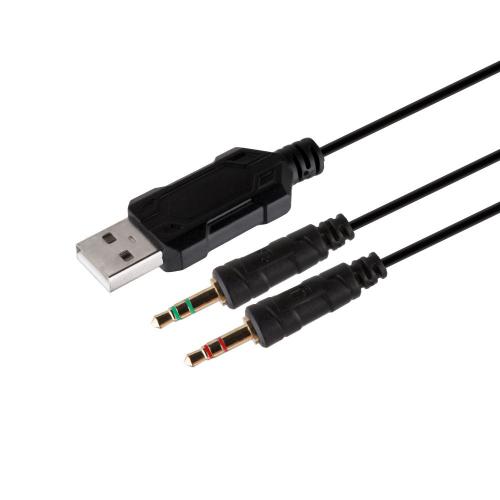 Дротові навушники для комп'ютера Fantech HG20 USB.AUX 3.5 mm 2 м Білий