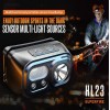 Ліхтар налобний акумуляторний SuperFire HL23-S 350 Lumen IP44 Black