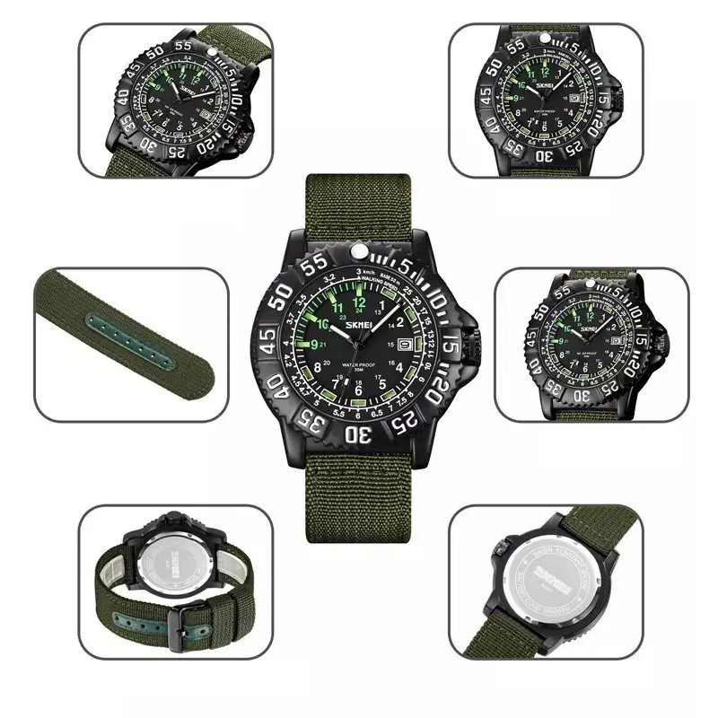 Чоловічий наручний годинник Skmei 9281 Зелений