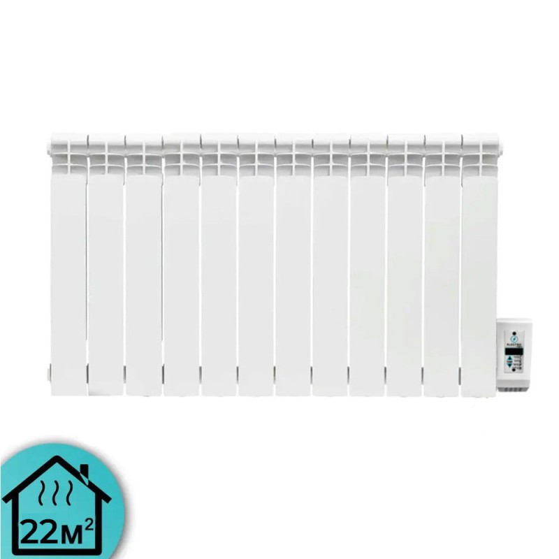 Електрорадіатор ELECTRO.12W+ плюс 500/100 (200Вт) Wi-Fi 1300Вт з настінними кріпленнями