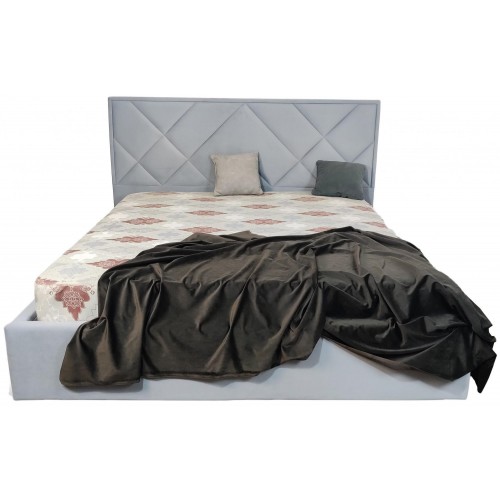 Ліжко BNB Dracar Premium 120 х 190 см Simple З додатковою металевою цільнозварною рамою Сірий в інтернет супермаркеті PbayMarket!