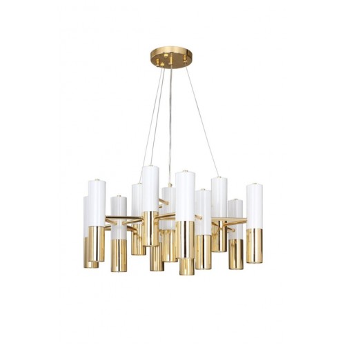 Люстра WunderLicht M 72x115 см Золотисто-білий (M-11804-413WH) Люстра WunderLicht M 72x115 см Золотисто-білий (M-11804-413WH)