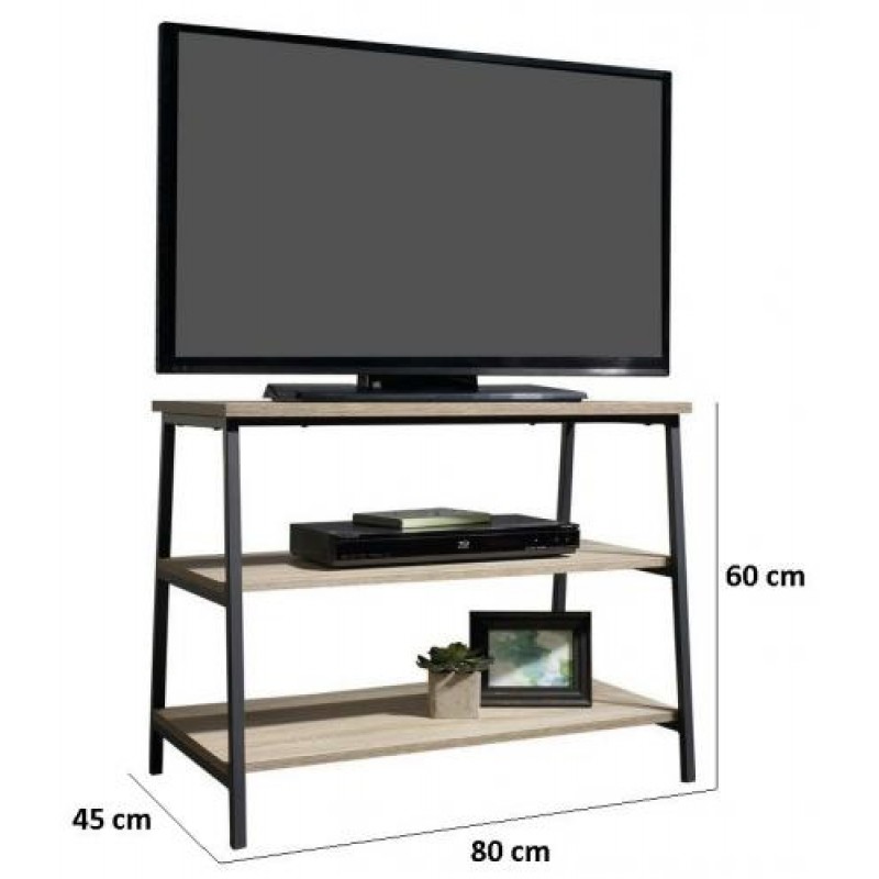 Тумба підставка для TV у стилі Loft NS-2140 630x800x450 мм Черный