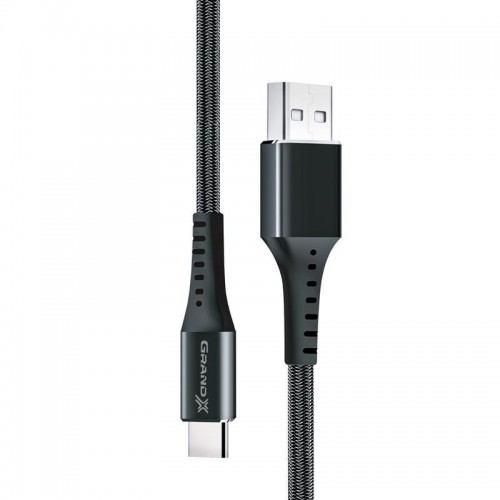Кабель Grand-X USB-USB Type-C, 3A, 1.2м, Fast Сharge, Black (FC-12B) в інтернет супермаркеті PbayMarket!