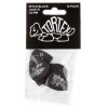 Медіатори Dunlop 482P1.0 Tortex Pitch Black Jazz III Player's Pack 1.0 mm (12 шт.)