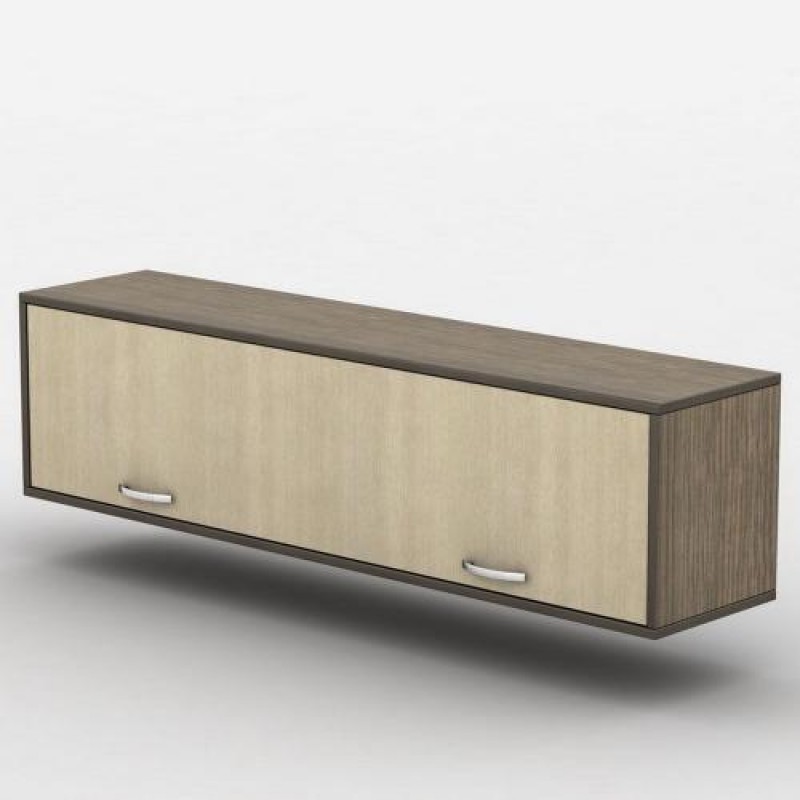 Полиця навісна Тиса Мебель ПН-13 Венге Дуб молочний 300x300x1350 мм