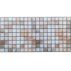 Декоративна ПВХ панель мозаїка під бежевий мармур Sticker Wall SW-00001433 960х480х4мм