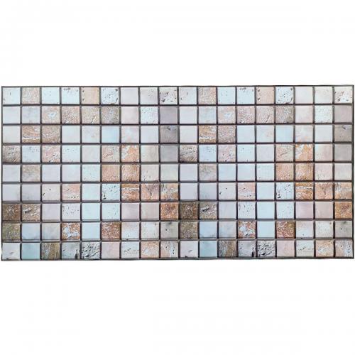 Декоративна ПВХ панель мозаїка під бежевий мармур Sticker Wall SW-00001433 960х480х4мм Декоративна ПВХ панель мозаїка під бежевий мармур Sticker Wall SW-00001433 960х480х4мм