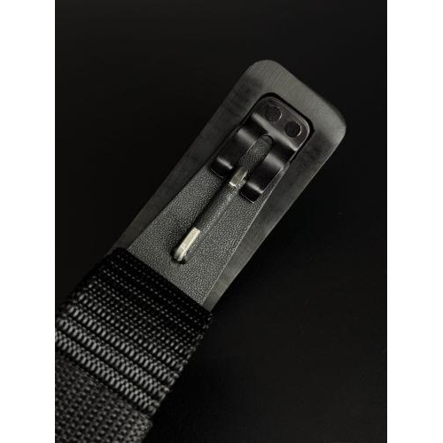 Ніж-ремінь туристичний Gorillas BBQ 4037 19 см Чорний (KN1039) Ніж-ремінь туристичний Gorillas BBQ 4037 19 см Чорний (KN1039)