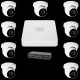 Комплект відеоспостереження на 9 камер GreenVision GV-IP-K-W77/09 5MP