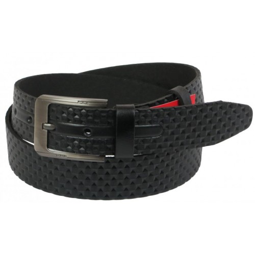 Шкіряний ремінь Skipper 110-130 x 3.8 см Чорний (1110-38) Шкіряний ремінь Skipper 110-130 x 3.8 см Чорний (1110-38)