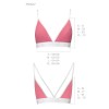 Спортивний топ з подвійними бретелями Passion PS007 TOP pink, size S в інтернет супермаркеті PbayMarket!