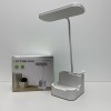 Настільна лампа з органайзером та підставкою для телефону LED Table Lamp Bailong QP-2209-A/6864