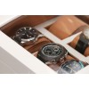 Скринька для зберігання годинників Salvadore WB/3035/6WH 230х95х230 мм Біло-коричневий