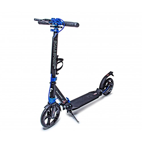 Двоколісний самокат Scale Sports SS-52, складане, ручне гальмо, Led-ліхтарик Dark blue (1296360217) Двоколісний самокат Scale Sports SS-52, складане, ручне гальмо, Led-ліхтарик Dark blue (1296360217)