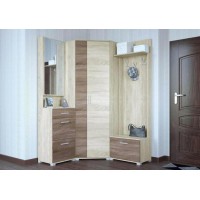 Передпокій кутовий Бриз Еверест сонома + трюфель Передпокій кутовий Бриз Еверест сонома + трюфель