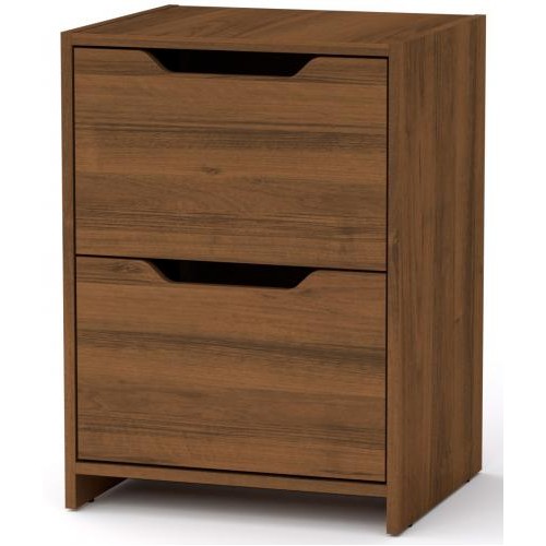 Тумбочка нічна Компанит ПКТ-9 Горіх екко (48х42х66 см) Тумбочка нічна Компанит ПКТ-9 Горіх екко (48х42х66 см)