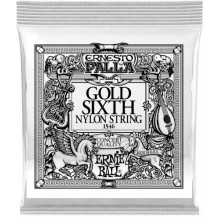 Струна Ernie Ball 1546 Gold 6th Ernesto Palla Nylon Classical Guitar String .042