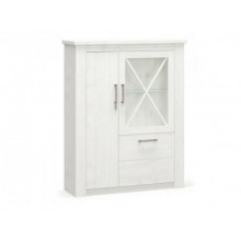 Комод-вітрина Меблі Сервіс Джорджія 2Д1В андерсон пайн Комод-вітрина Меблі Сервіс Джорджія 2Д1В андерсон пайн