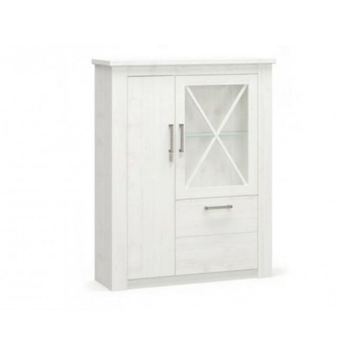 Комод-вітрина Меблі Сервіс Джорджія 2Д1В андерсон пайн Комод-вітрина Меблі Сервіс Джорджія 2Д1В андерсон пайн