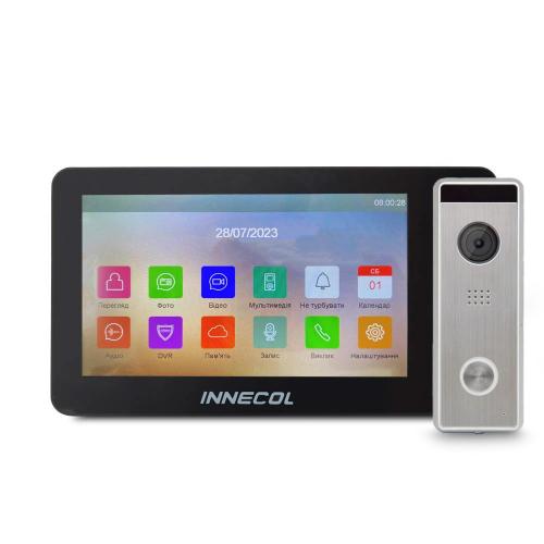 Комплект відеодомофону 7 Innecol NEO HD Black та Tantos Triniti HD Комплект відеодомофону 7 Innecol NEO HD Black та Tantos Triniti HD