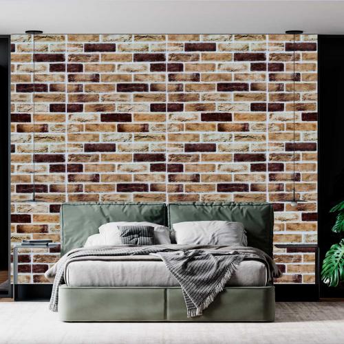 Самоклеюча декоративна 3D панель цегла 3D Loft пісочний клінкер 700x700x5 мм (415) Самоклеюча декоративна 3D панель цегла 3D Loft пісочний клінкер 700x700x5 мм (415)