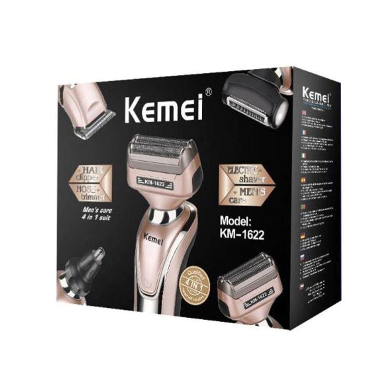 Електробритва Kemei KM-1622 4в1 акумуляторна 3W Gold (3_01526)