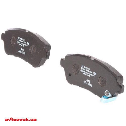 Колодки гальмові Bosch дискові передні FORD/MAZDA/SUZUKI Fiesta/2/Justy/Swift F 0986494574 в інтернет супермаркеті PbayMarket!