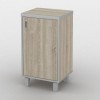 Тумба офісна Тиса Мебель ТМ-103 1 Сонома 76x35x40 см