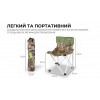 Стілець складаний туристичний BRS D6 42x42x63 см Камуфляж (2413751525)