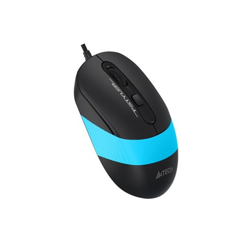 Миша A4Tech FM10 Black/Blue USB