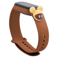 Ремінець Cartoon Strap для Xiaomi Mi Band 5/6 Brown Mickey Ремінець Cartoon Strap для Xiaomi Mi Band 5/6 Brown Mickey