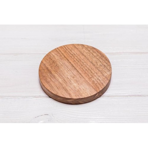 Бездротова зарядка для смартфонів з підтримкою QI ecoWalnut 100x100x14 мм Бездротова зарядка для смартфонів з підтримкою QI ecoWalnut 100x100x14 мм