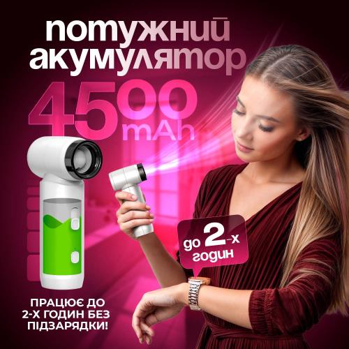 Фен бездротовий з акумулятором No Brand 4500 mAh 3 насадки Фен бездротовий з акумулятором No Brand 4500 mAh 3 насадки