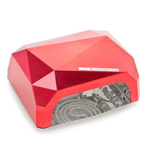Лампа SalonHome T-152045 Diamond 36W для манікюру та педикюру Red Лампа SalonHome T-152045 Diamond 36W для манікюру та педикюру Red