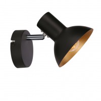 Бра Candellux Diso 16x12 см Чорний (91-63410)