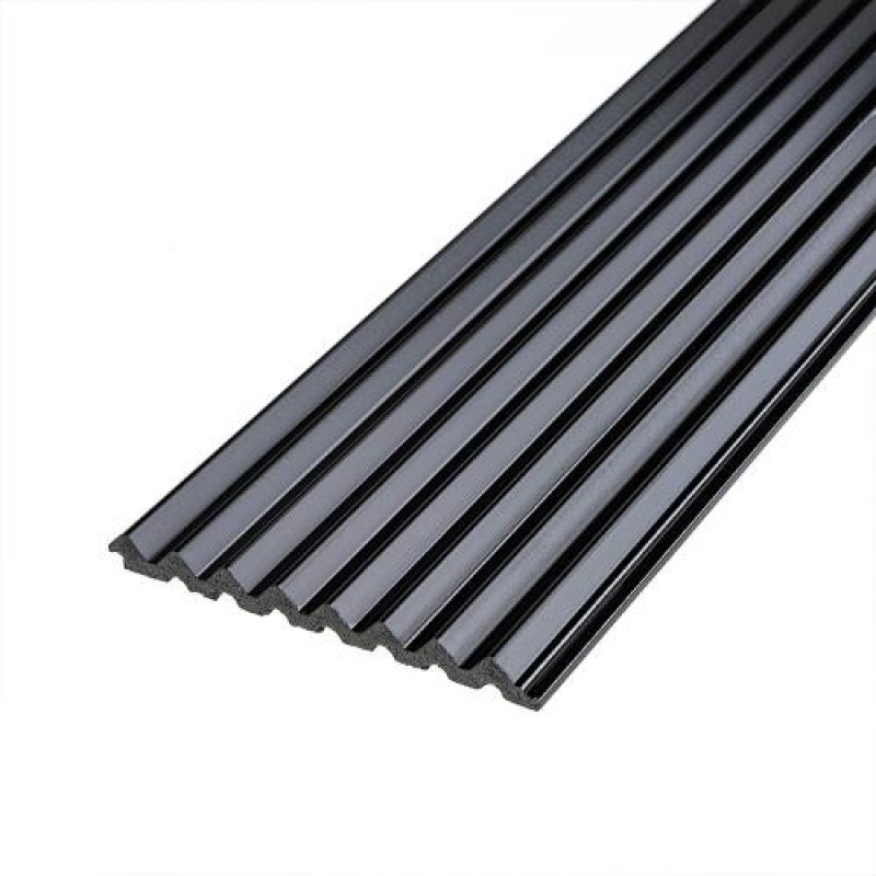 Декоративна стінова рейка Sticker Wall PS Чорний 2900x120x11 мм (SW-00002148)