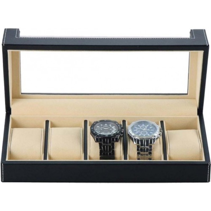 Шкатулка для зберігання годинників Salvadore PB/3035/5.BL Чорний