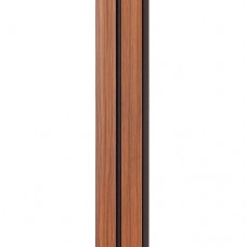 Декоративна стінова рейка Sticker Wall PS Коричневий 2900x120x12 мм (SW-00001746)