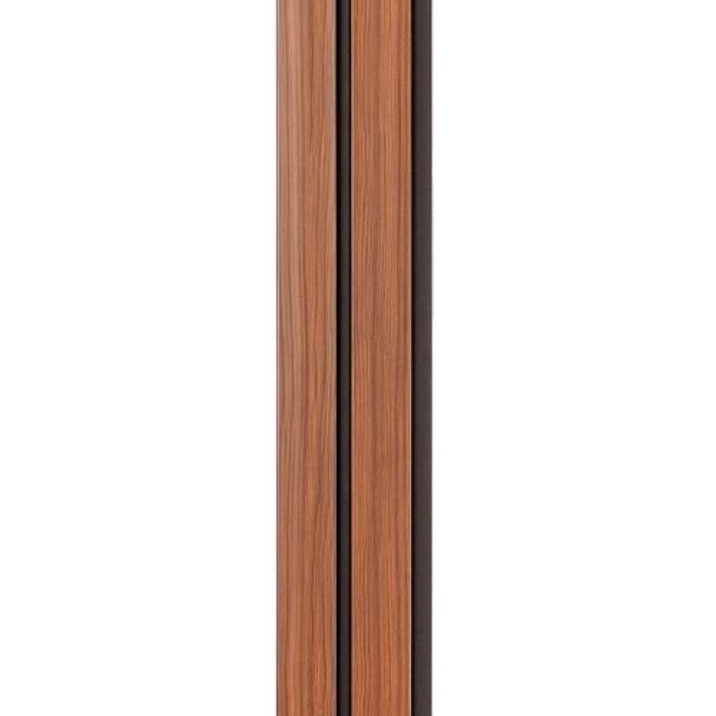 Декоративна стінова рейка Sticker Wall PS Коричневий 2900x120x12 мм (SW-00001746)