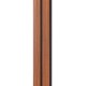 Декоративна стінова рейка Sticker Wall PS Коричневий 2900x120x12 мм (SW-00001746)
