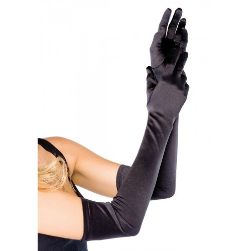 Довгі рукавички Leg Avenue Extra Long Satin Gloves black в інтернет супермаркеті PbayMarket!