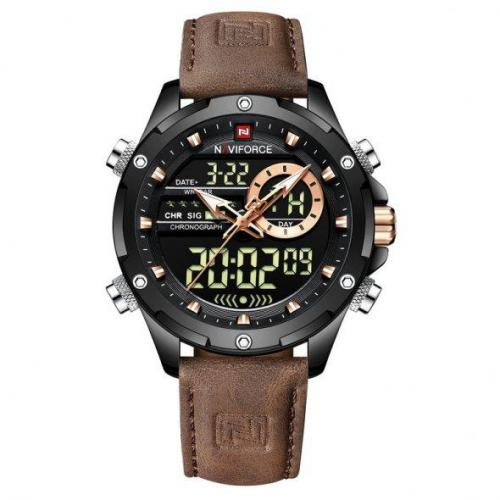 Тактичний водостійкий кварцовий годинник NaviForce Pride black Тактичний водостійкий кварцовий годинник NaviForce Pride black