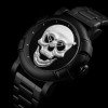 Наручний чоловічий годинник Skmei Skull 9178 Чорний (1077593889)