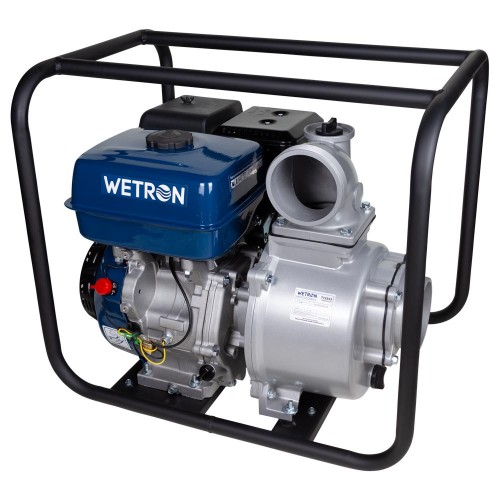 Мотопомпа 9л.с. Hmax 26м Qmax 110м³/год (4-х тактний) WETRON (772553)