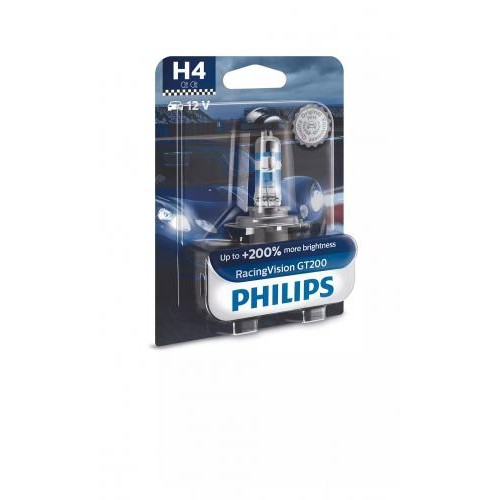 Автолампа PHILIPS 12342RGTB1 H4 60/55W 12V RacingVision GT200 +200% B1 в інтернет супермаркеті PbayMarket!