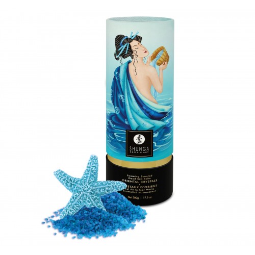 Пінлива сіль для ванни Shunga Dead Sea salt Oriental Crystals — Ocean Temptations (500 г), сіль Мерт в інтернет супермаркеті PbayMarket!