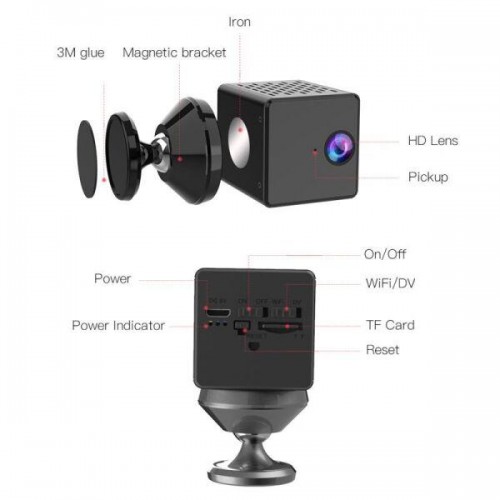 Міні wifi камера Vstarcam C90S Чорний (100378) в інтернет супермаркеті PbayMarket!