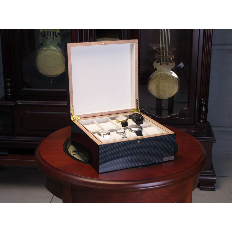 Шкатулка для зберігання годинників Salvadore WB/5598/8.CBN Сірий