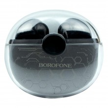 Бездротові навушники Borofone BW15 Bluetooth V5.3 30/250mAh RGB підсвічування 4h Type C Black